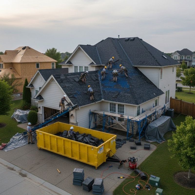 Residential Roof Replacement detail